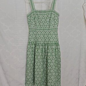**Shoshanna Mirabella Embroidered Tea Dress**